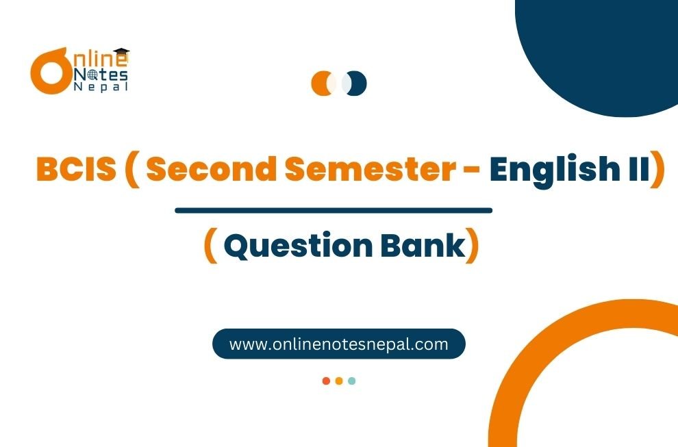 Question Bank of English II Photo